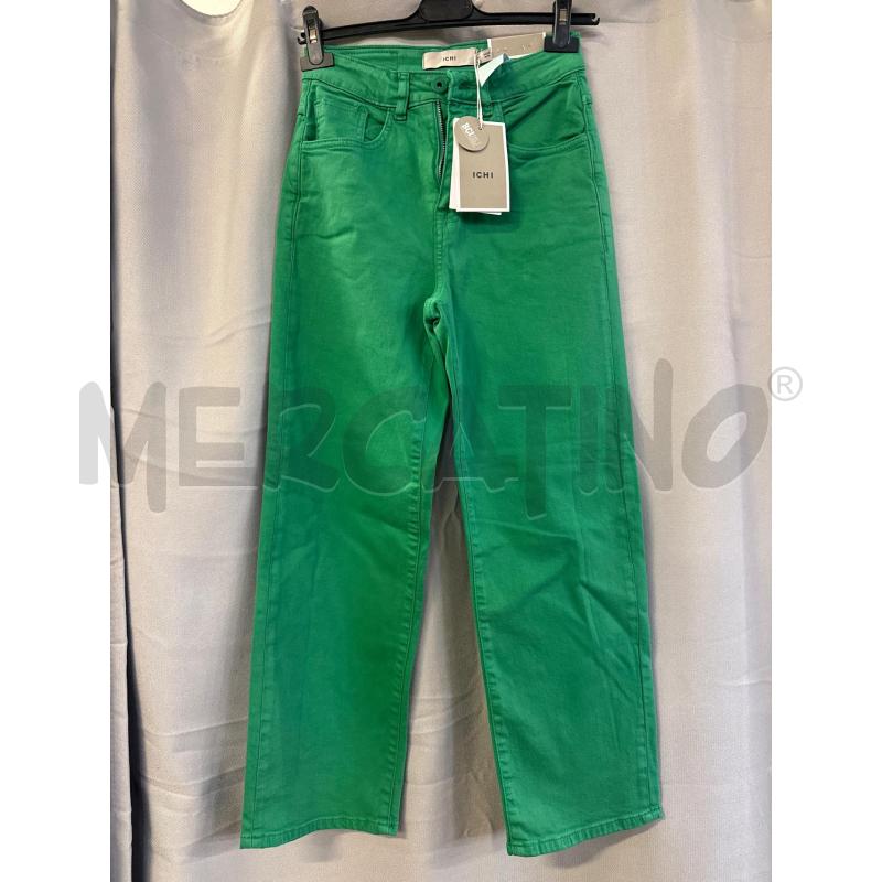 PANTALONE DONNA ICHI VERDE NUOVI TG.25 | Mercatino dell'Usato Vinci - fraz. sovigliana 1