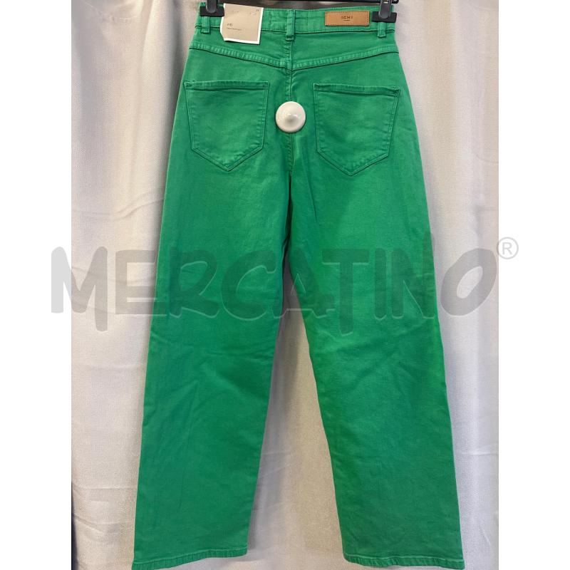 PANTALONE DONNA ICHI VERDE NUOVI TG.25 | Mercatino dell'Usato Vinci - fraz. sovigliana 3
