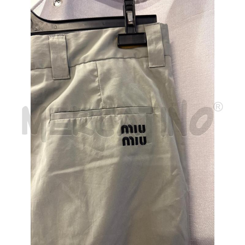 PANTALONE DONNA MIU MIU GRIGIO  | Mercatino dell'Usato Vinci - fraz. sovigliana 2