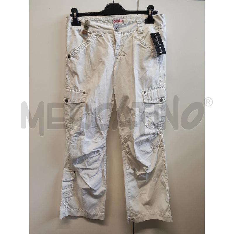 PANTALONE DONNA PINKO BIANCHI TG.42 | Mercatino dell'Usato Vinci - fraz. sovigliana 1