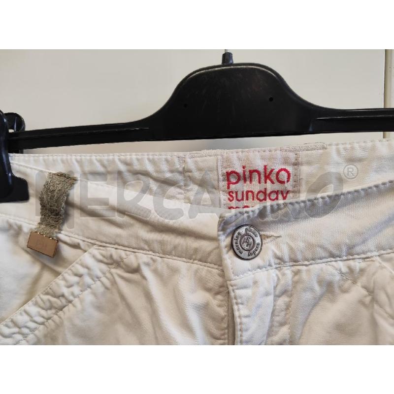 PANTALONE DONNA PINKO BIANCHI TG.42 | Mercatino dell'Usato Vinci - fraz. sovigliana 2