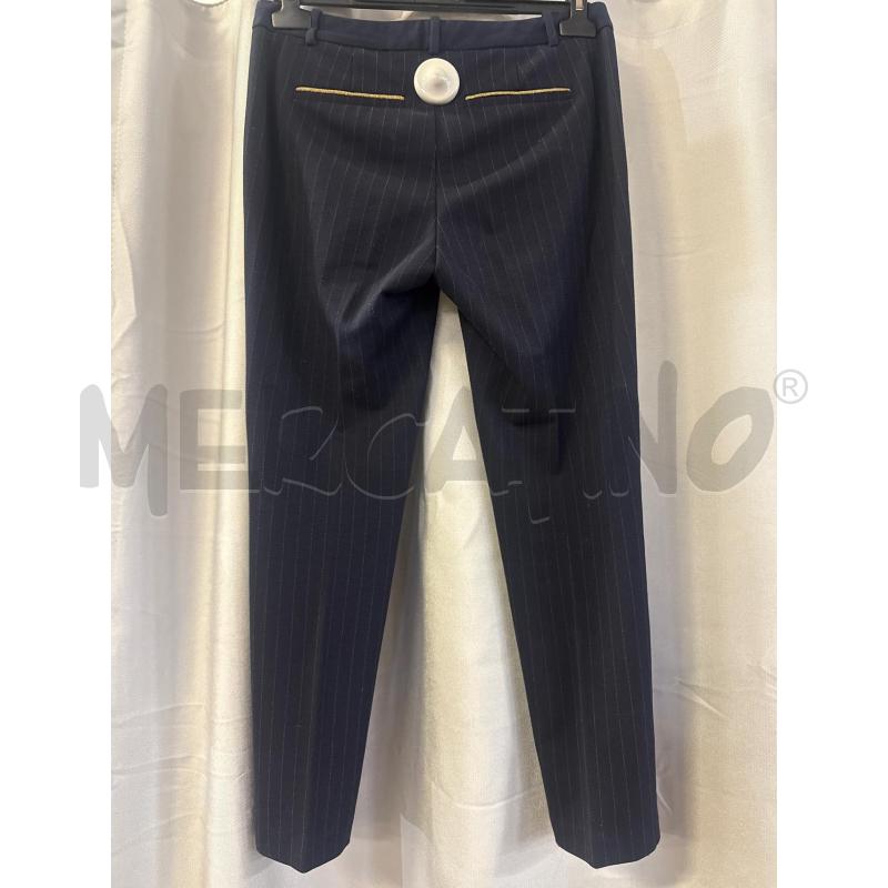 PANTALONE DONNA PINKO BLU RIGATI TG.42 | Mercatino dell'Usato Vinci - fraz. sovigliana 2