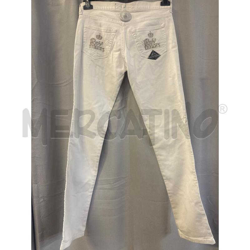 PANTALONE DONNA ROY ROGER'S BIANCHI TG.16 | Mercatino dell'Usato Vinci - fraz. sovigliana 2