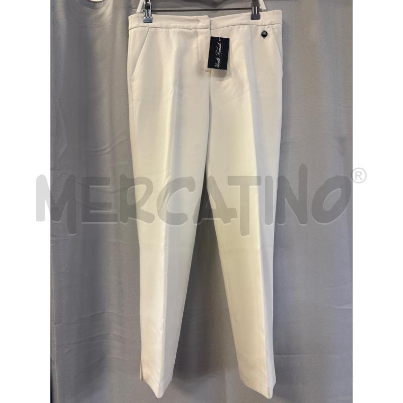 PANTALONE DONNA TRUSSARDI PANNA TG.42 | Mercatino dell'Usato Vinci - fraz. sovigliana 1