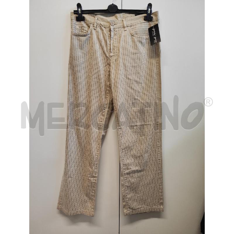 PANTALONE UOMO GAS BEIGE RIGATO TG.30 | Mercatino dell'Usato Vinci - fraz. sovigliana 1