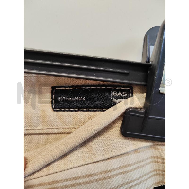PANTALONE UOMO GAS BEIGE RIGATO TG.30 | Mercatino dell'Usato Vinci - fraz. sovigliana 2