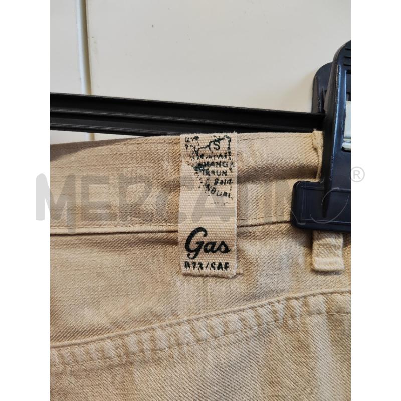 PANTALONE UOMO GAS BEIGE RIGATO TG.30 | Mercatino dell'Usato Vinci - fraz. sovigliana 4