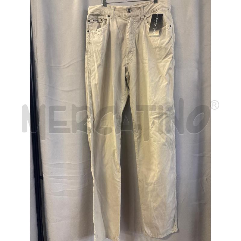 PANTALONE UOMO MOSCHINO BEIGE TG.31 | Mercatino dell'Usato Vinci - fraz. sovigliana 1