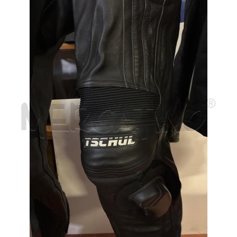 PANTALONE UOMO MOTO TSCHUL PELLE NERI TG.48 | Mercatino dell'Usato Vinci - fraz. sovigliana 2