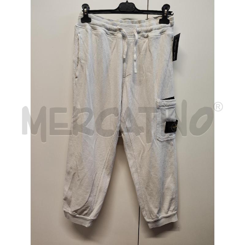 PANTALONE UOMO TUTA STONE ISLAND BIANCA TG.M | Mercatino dell'Usato Vinci - fraz. sovigliana 1