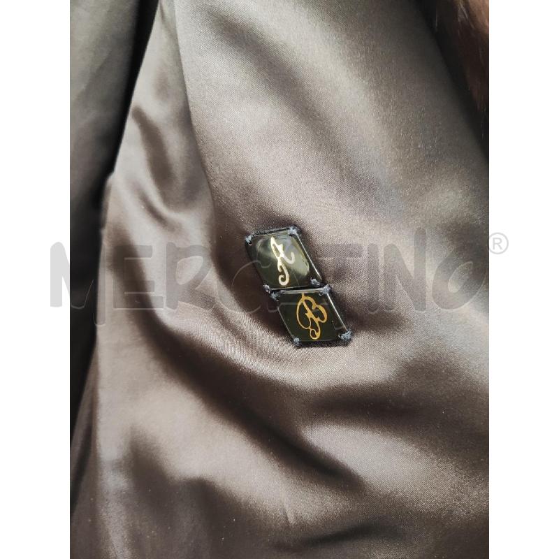 PELLICCIA CAPPOTTO A B MARRONE BOTTONE COLLO | Mercatino dell'Usato Vinci - fraz. sovigliana 4