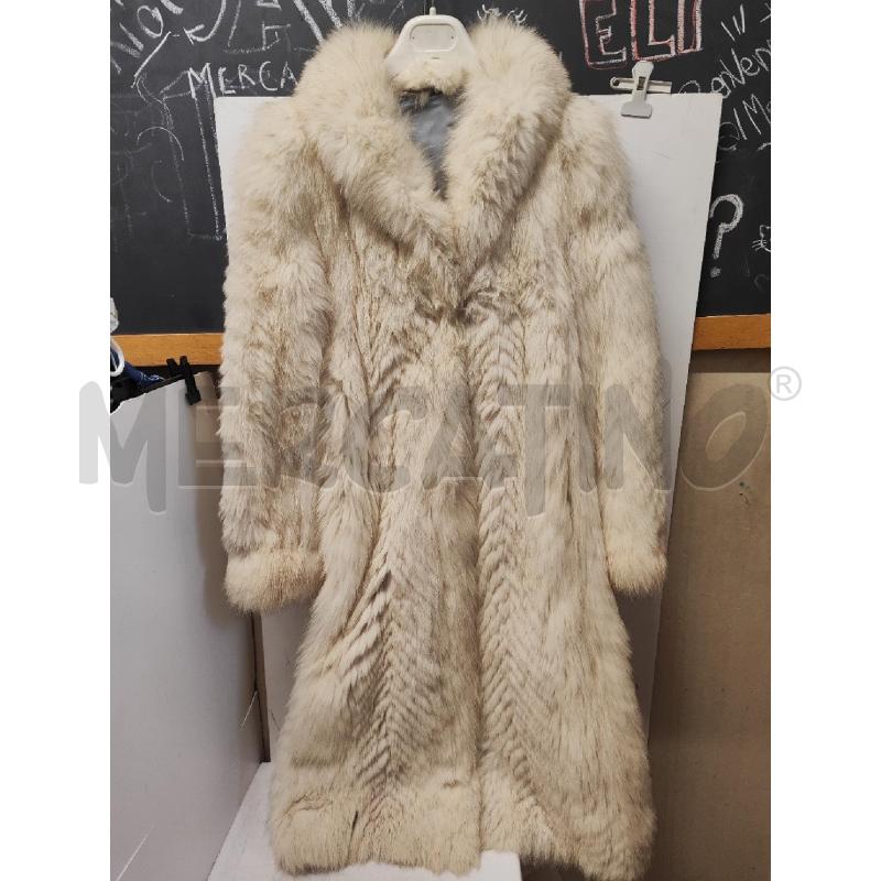 PELLICCIA CAPPOTTO VISONE BIANCO ARTIGIANALE | Mercatino dell'Usato Vinci - fraz. sovigliana 1