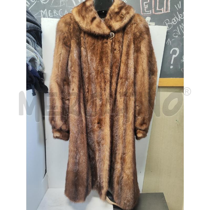 PELLICCIA CAPPOTTO # VISONE RIGATO COLLETTO ARTIGIANALE          | Mercatino dell'Usato Vinci - fraz. sovigliana 1