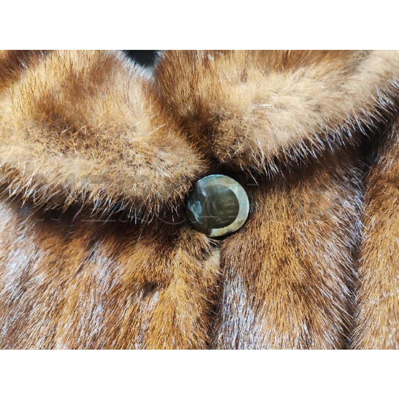 PELLICCIA CAPPOTTO # VISONE RIGATO COLLETTO ARTIGIANALE          | Mercatino dell'Usato Vinci - fraz. sovigliana 2