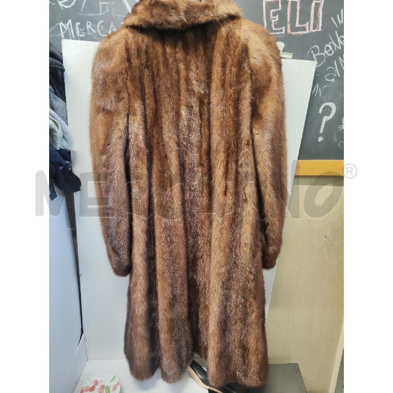 PELLICCIA CAPPOTTO # VISONE RIGATO COLLETTO ARTIGIANALE          | Mercatino dell'Usato Vinci - fraz. sovigliana 3