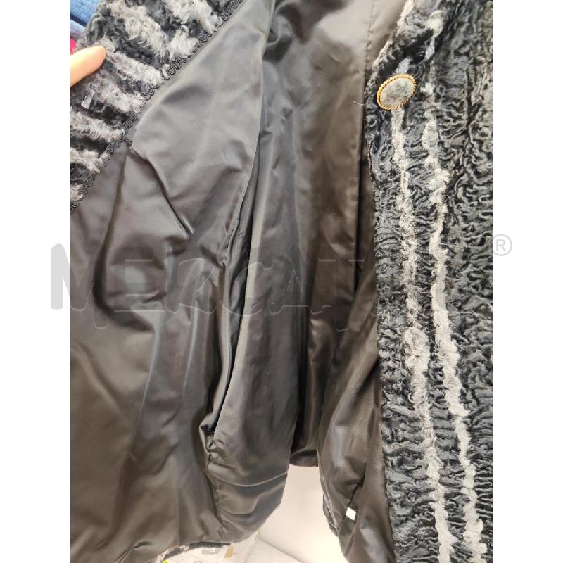 PELLICCIA PERSIANO NERO ZEBRATO MANICHE KIMONO TG.44 | Mercatino dell'Usato Vinci - fraz. sovigliana 3