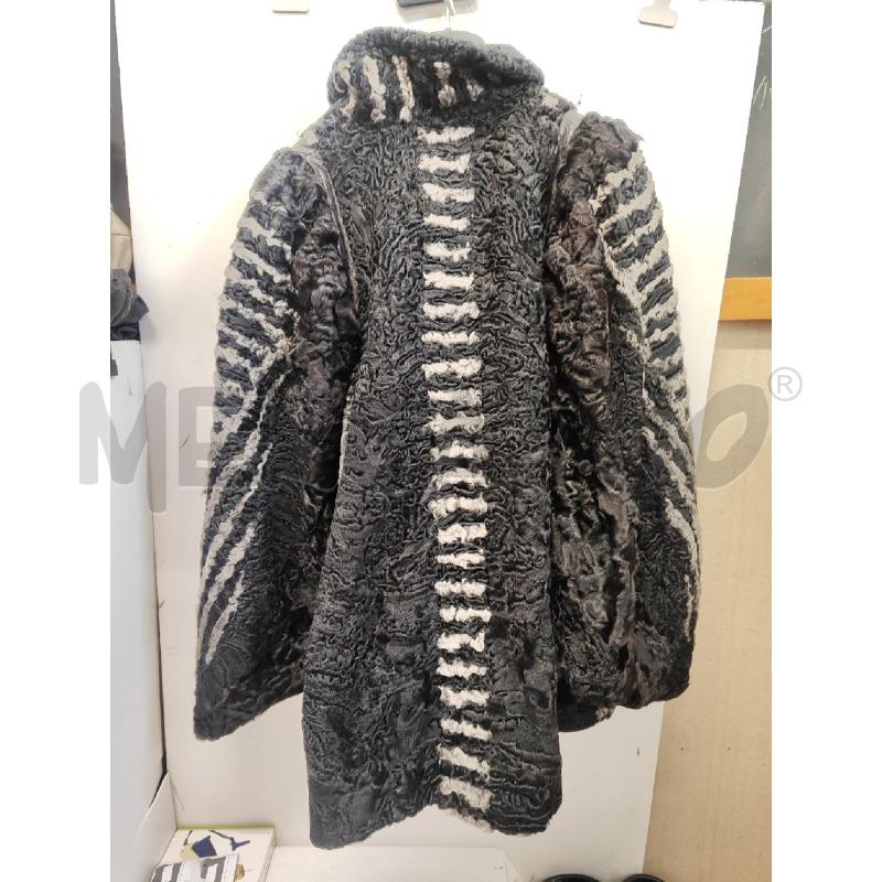 PELLICCIA PERSIANO NERO ZEBRATO MANICHE KIMONO TG.44 | Mercatino dell'Usato Vinci - fraz. sovigliana 4