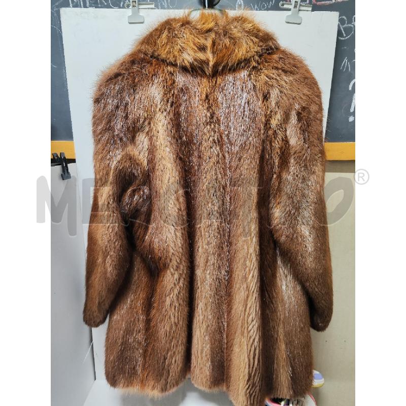 PELLICCIA # GIACCONE RG MARRONE BEIGE ARTIGIANALE | Mercatino dell'Usato Vinci - fraz. sovigliana 3