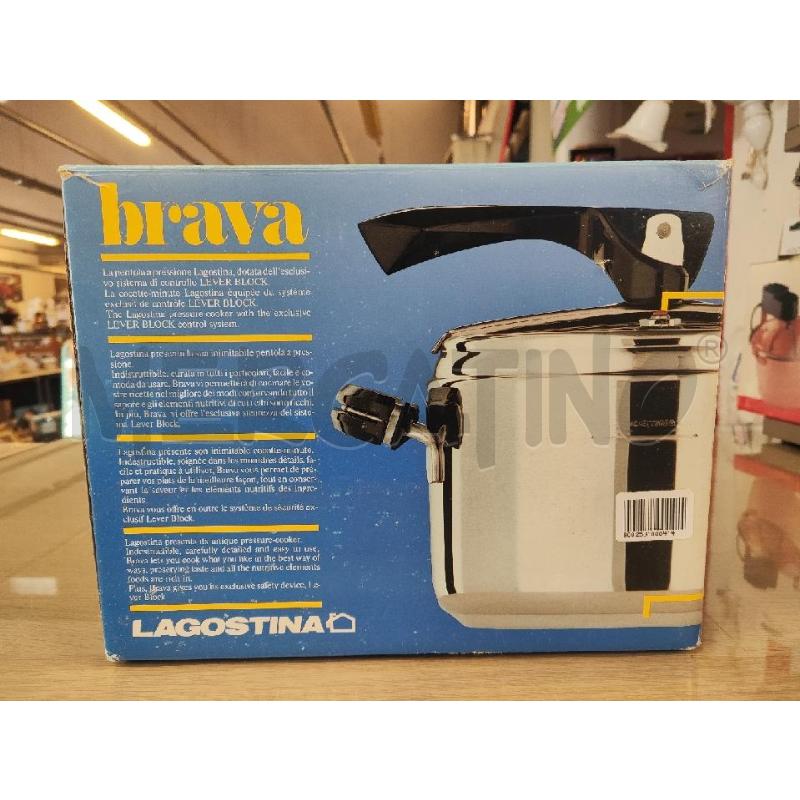 PENTOLA A PRESSIONE BRAVA LAGOSTINA NUOVA IN SCATOLA | Mercatino dell'Usato Vinci - fraz. sovigliana 1