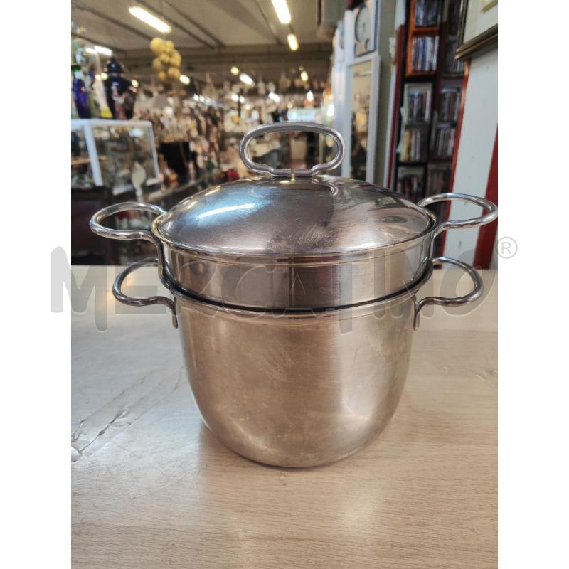 PENTOLA PASTAIOLA SAF + COPERCHIO  ACCIAIO  | Mercatino dell'Usato Vinci - fraz. sovigliana 1