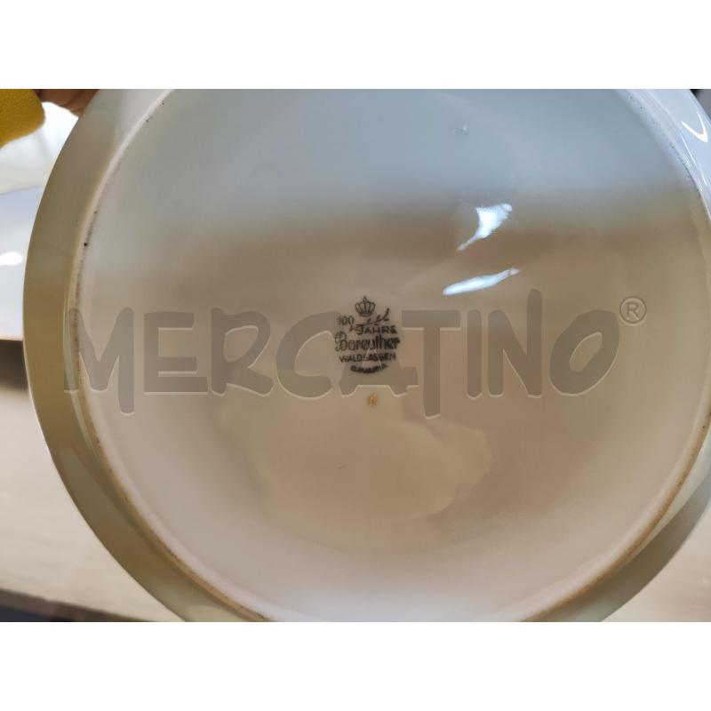 PIATTI PZ. 23 PIANI +10 FONDI + 11 PICCOLI + ZUPPIERA + VASS + SALSI+ CIOTOLA RIGO ORO BAVARIA BAREU | Mercatino dell'Usato Vinci - fraz. sovigliana 5