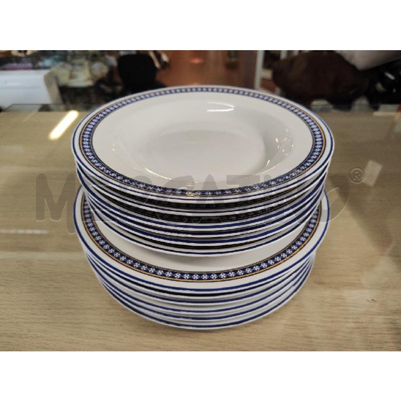 PIATTI PZ. 6+6 TOGNANA BORDO BLU | Mercatino dell'Usato Vinci - fraz. sovigliana 1