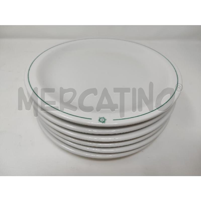 PIATTI PZ. 6 PIANI  GINORI RICHARD SOLE VERDE | Mercatino dell'Usato Vinci - fraz. sovigliana 1