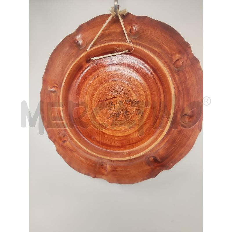PIATTO 27CM GIOTTO DERUTA DECORATO CON UCCELLINO | Mercatino dell'Usato Vinci - fraz. sovigliana 2