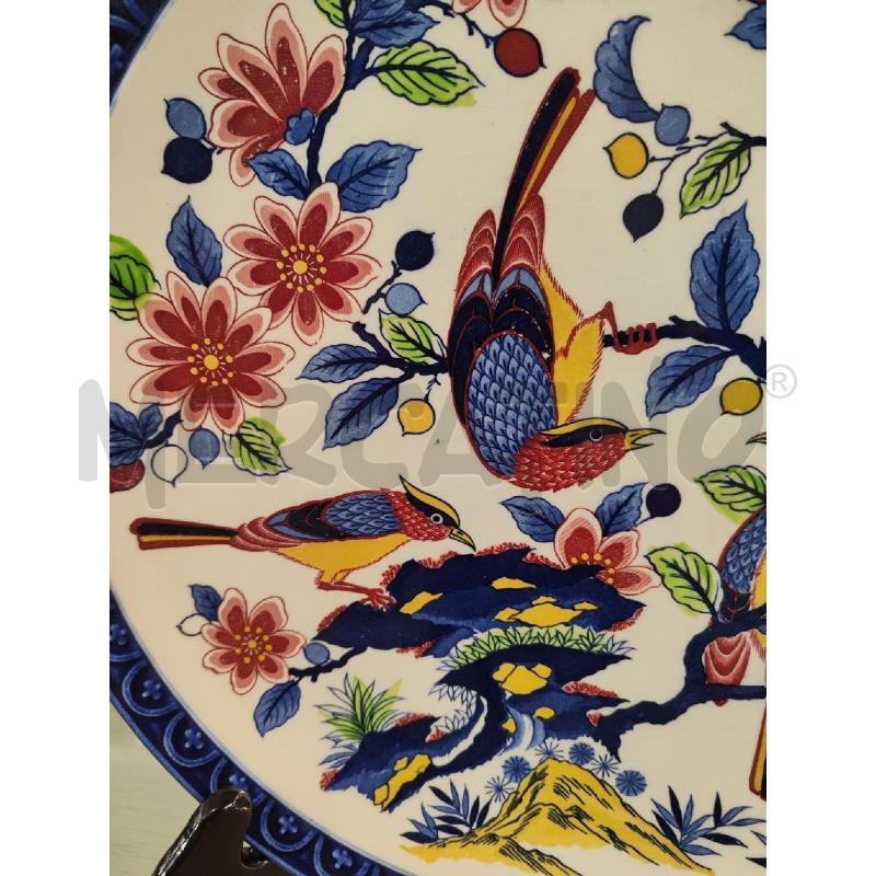 PIATTO 38CM CERAMICA JAPAN UCCELLINI E FIORI | Mercatino dell'Usato Vinci - fraz. sovigliana 2