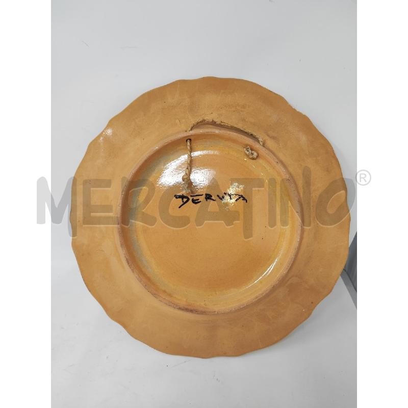 PIATTO CERAMICA DERUTA 30CM INCISO UCCELLINI E FIORI | Mercatino dell'Usato Vinci - fraz. sovigliana 2