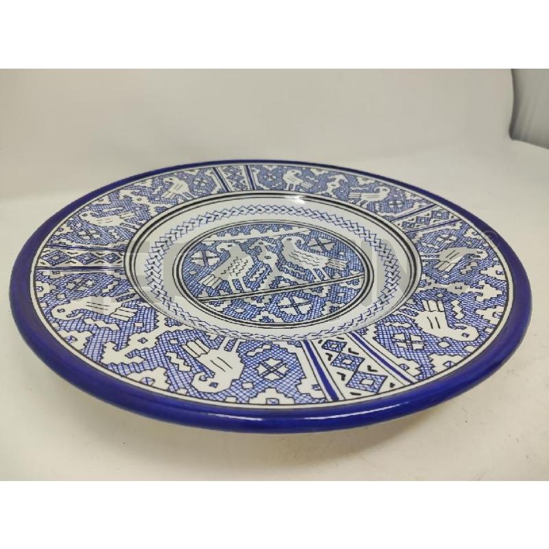 PIATTO CERAMICA DERUTA ASSISI BLU BIANCO 32CM | Mercatino dell'Usato Vinci - fraz. sovigliana 3