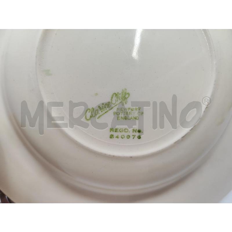 PIATTO CERAMICA ENGLAND CASE CON FIUME BORDO VERDE | Mercatino dell'Usato Vinci - fraz. sovigliana 3