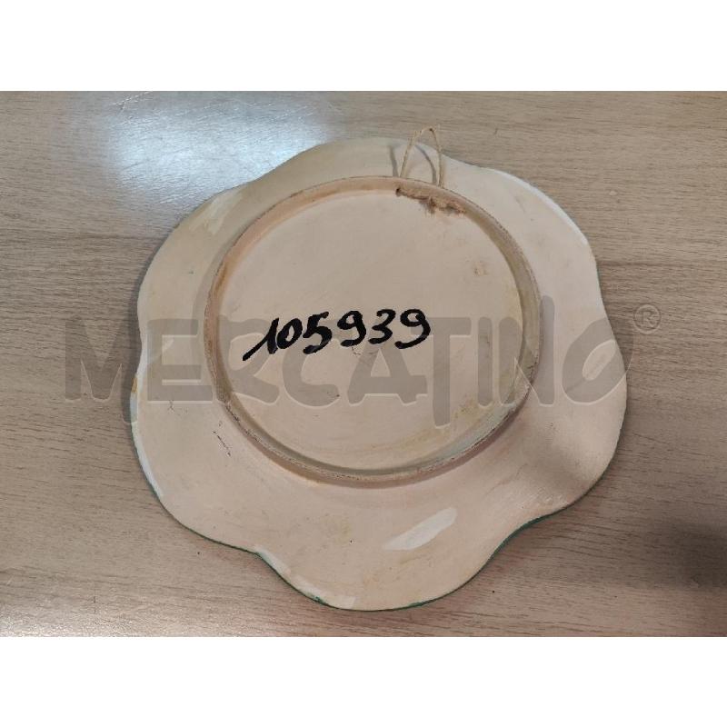PIATTO CERAMICA SMERLATO UOMO A CAVALLO | Mercatino dell'Usato Vinci - fraz. sovigliana 2
