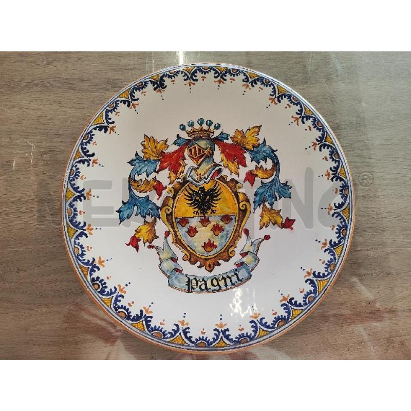 PIATTO CERAMICA STEMMA PAGNI 42CM | Mercatino dell'Usato Vinci - fraz. sovigliana 1