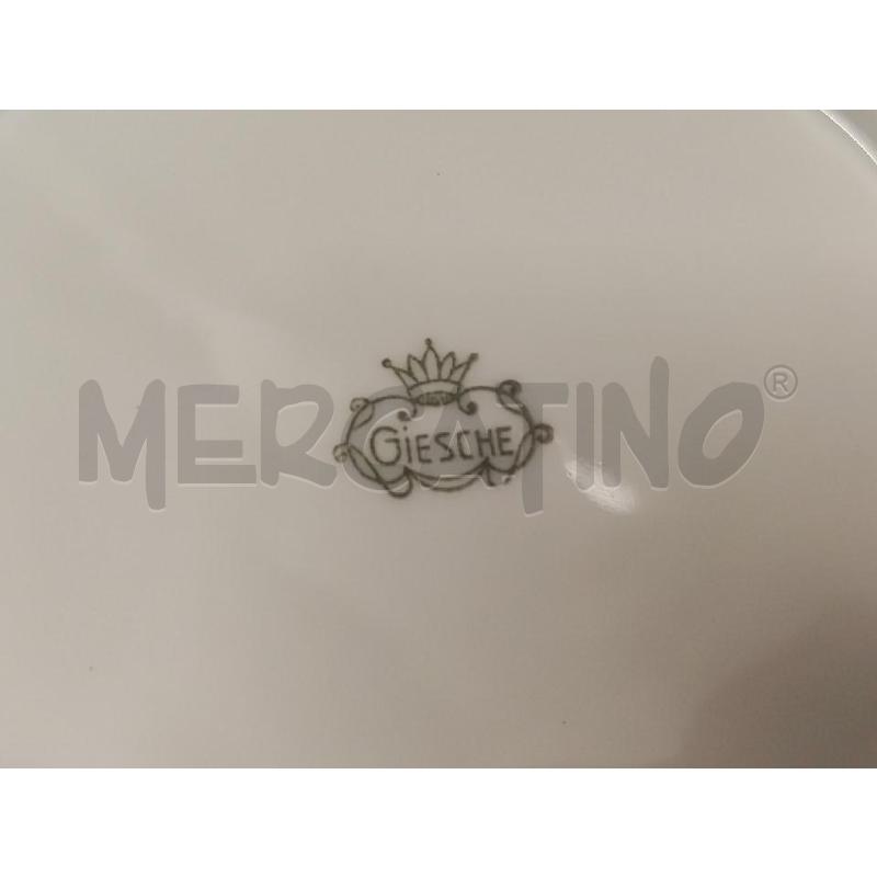 PIATTO + 7 PIATTINI CERAMICA GIESCHE KUBIZM  | Mercatino dell'Usato Vinci - fraz. sovigliana 5