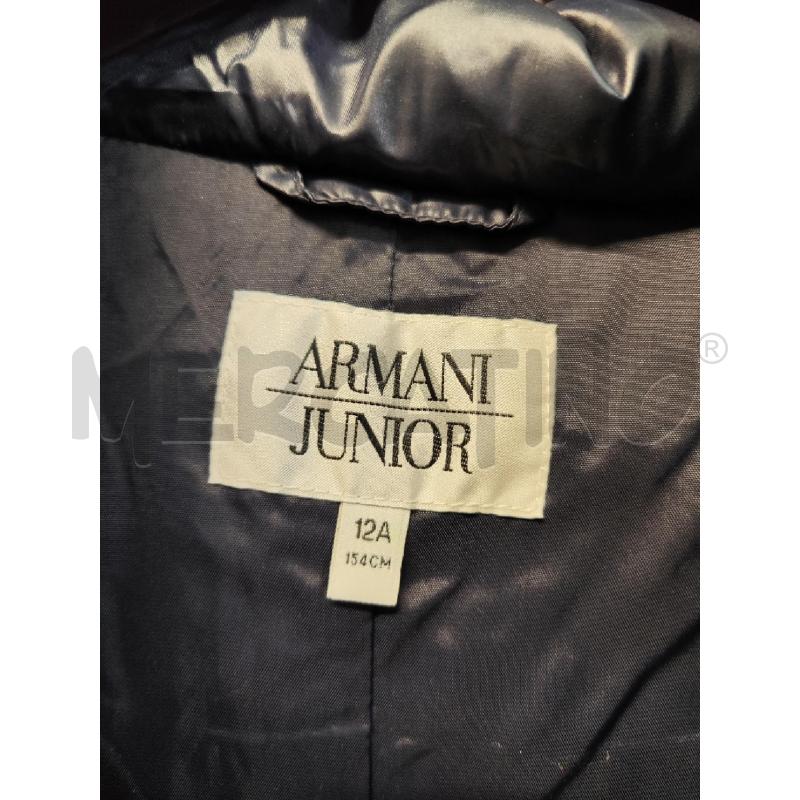 PIUMINO BAMBINO ARMANI JUNIOR BLU CAPPUCCIO TG.12 | Mercatino dell'Usato Vinci - fraz. sovigliana 2
