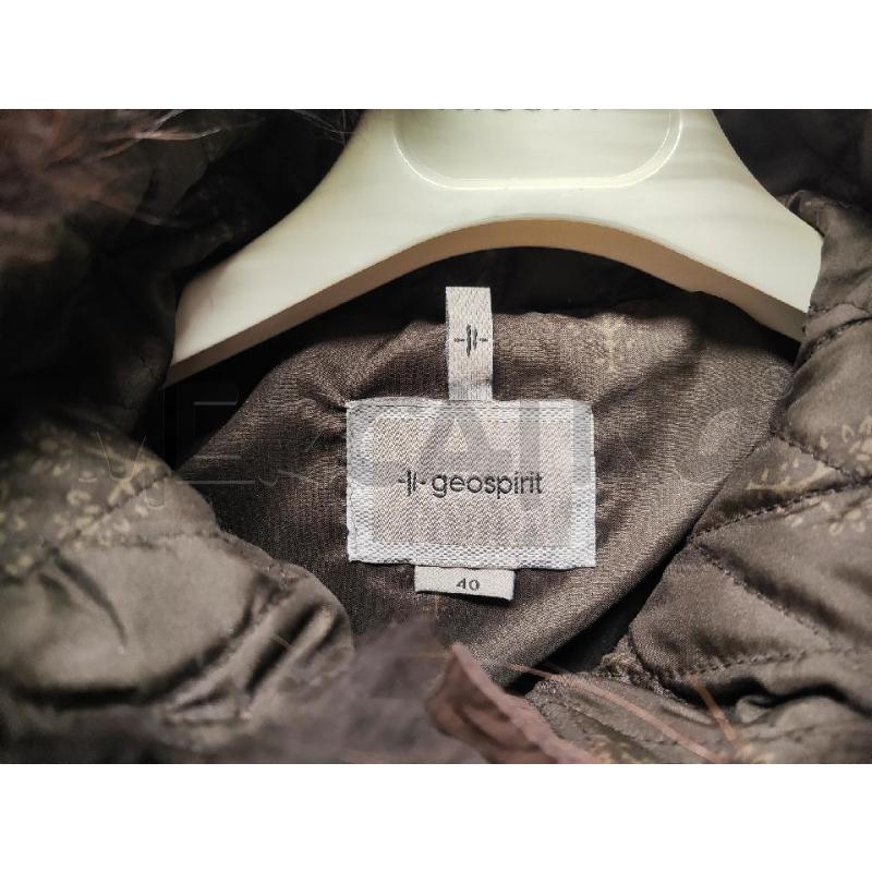 PIUMINO DONNA GEOSPIRIT MARRONE TG.40 CAPPUCCIO CON PELLICCIA | Mercatino dell'Usato Vinci - fraz. sovigliana 3