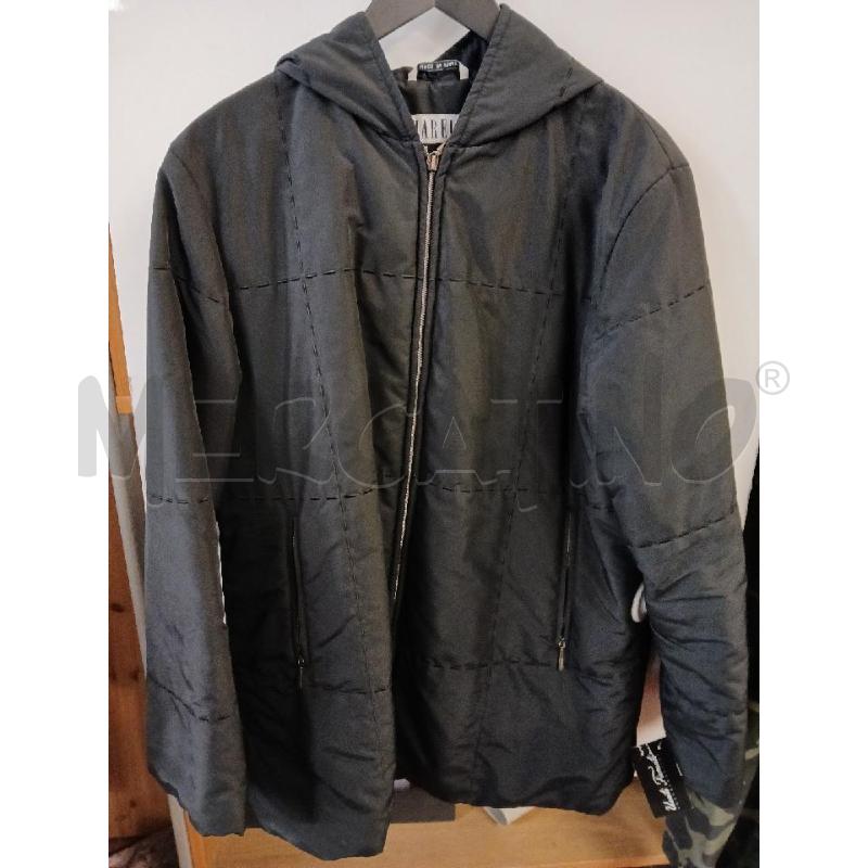 PIUMINO DONNA MARELLA NERO TG.48 CAPPUCCIO ZIP | Mercatino dell'Usato Vinci - fraz. sovigliana 1