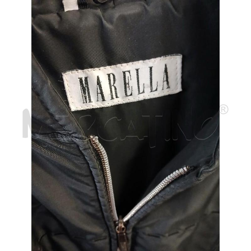 PIUMINO DONNA MARELLA NERO TG.48 CAPPUCCIO ZIP | Mercatino dell'Usato Vinci - fraz. sovigliana 2