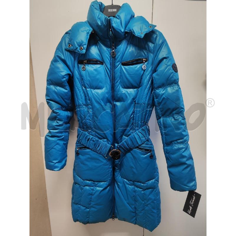 PIUMINO DONNA MARELLA TURCHESE TG.46 CAPPUCCIO | Mercatino dell'Usato Vinci - fraz. sovigliana 1