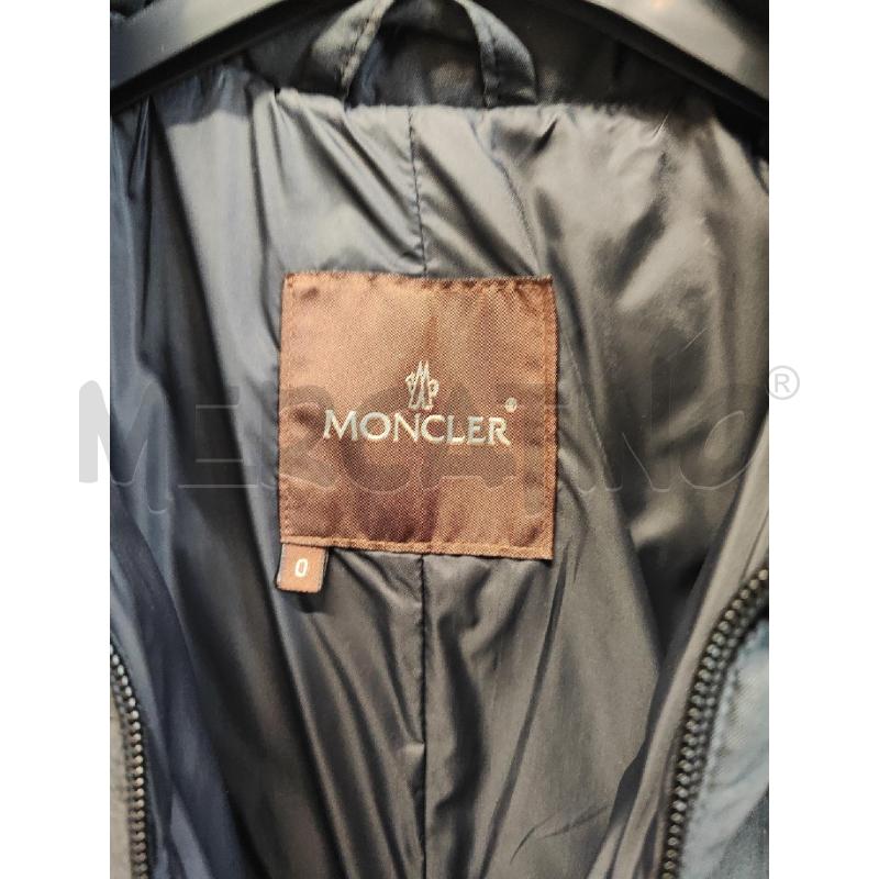 PIUMINO DONNA MONCLER LUNGO NERO TG.0 | Mercatino dell'Usato Vinci - fraz. sovigliana 2