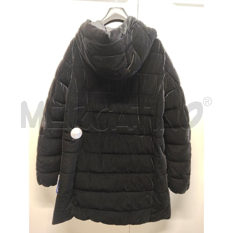 PIUMINO DONNA # GEOX VELLUTO LISCIO NERO CAPPUCCIO TG.50 ZIP | Mercatino dell'Usato Vinci - fraz. sovigliana 3