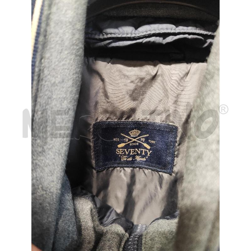 PIUMINO UOMO SEVENTY BLU TG.52 ZIP E SUSTE | Mercatino dell'Usato Vinci - fraz. sovigliana 2
