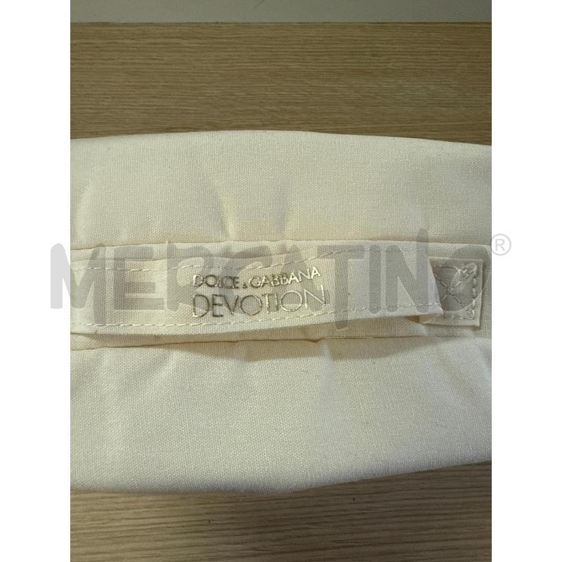 POCHETTE DOLCE & GABBANA DEVOTION TESSUTO CREMA | Mercatino dell'Usato Vinci - fraz. sovigliana 3