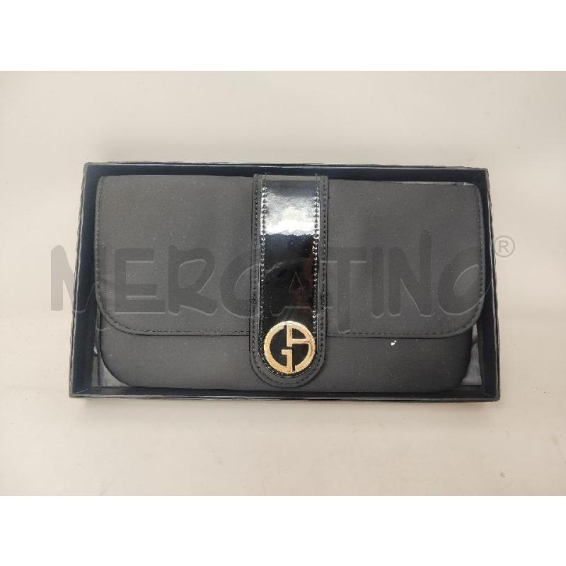 POCHETTE GIORGIO ARMANI PURFAME TESSUTO NERO | Mercatino dell'Usato Vinci - fraz. sovigliana 1