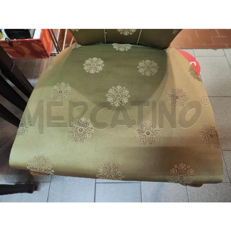 POLTRONCINA DA CAMERA IMBOTTITA VERDE | Mercatino dell'Usato Vinci - fraz. sovigliana 3