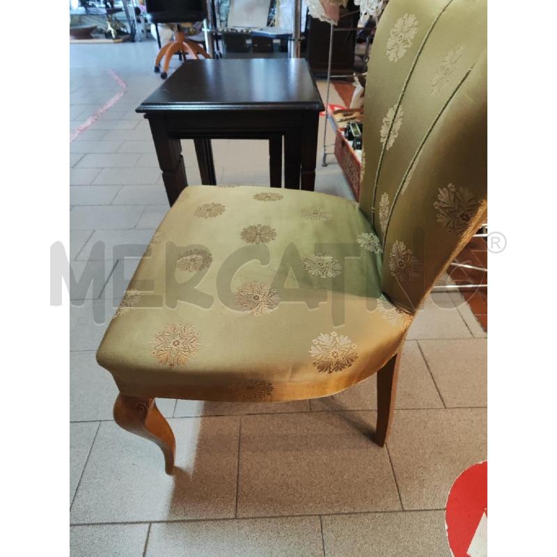 POLTRONCINA DA CAMERA IMBOTTITA VERDE | Mercatino dell'Usato Vinci - fraz. sovigliana 4