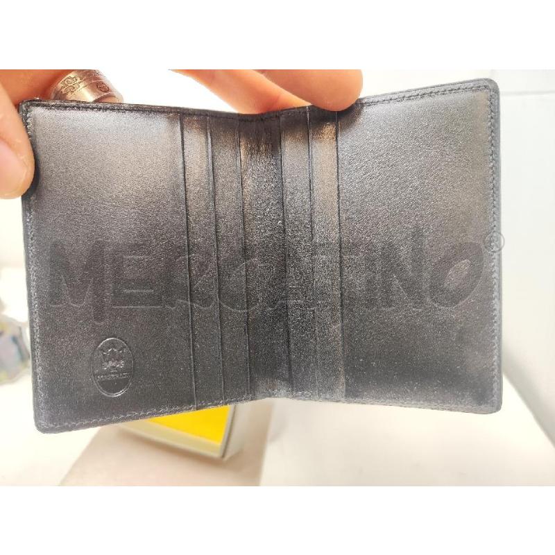 PORTA CARTE MASERATI PELLE NERO NUOVO | Mercatino dell'Usato Vinci - fraz. sovigliana 2