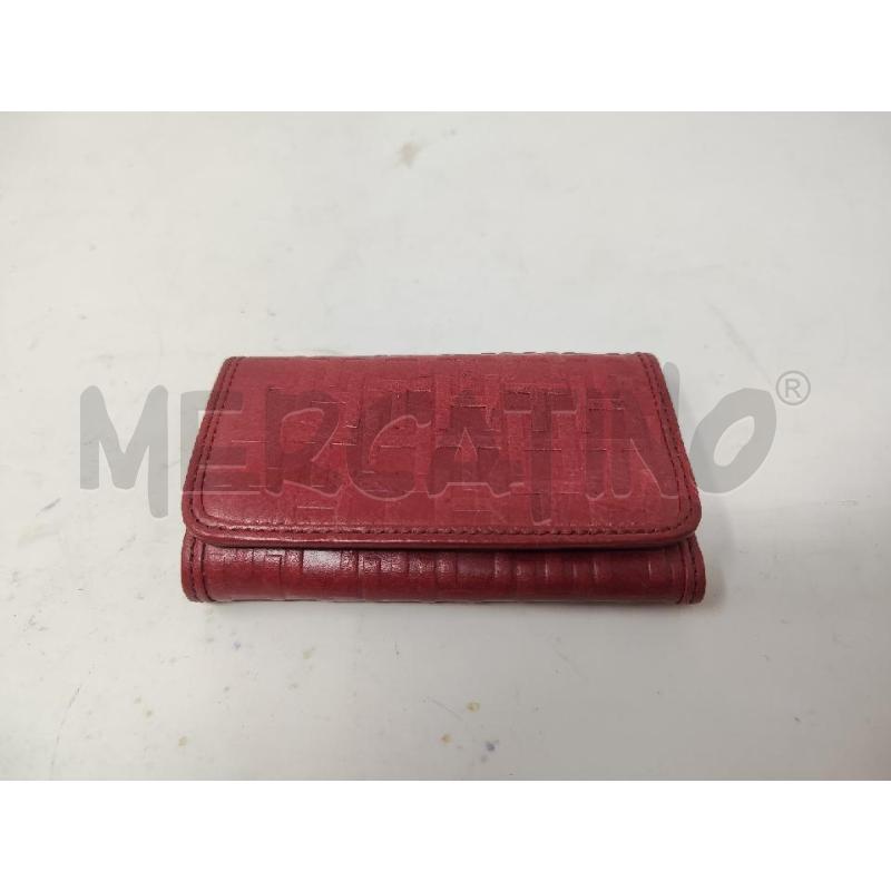 PORTA CHIAVI HILFINGER PELLE ROSSO  | Mercatino dell'Usato Vinci - fraz. sovigliana 1