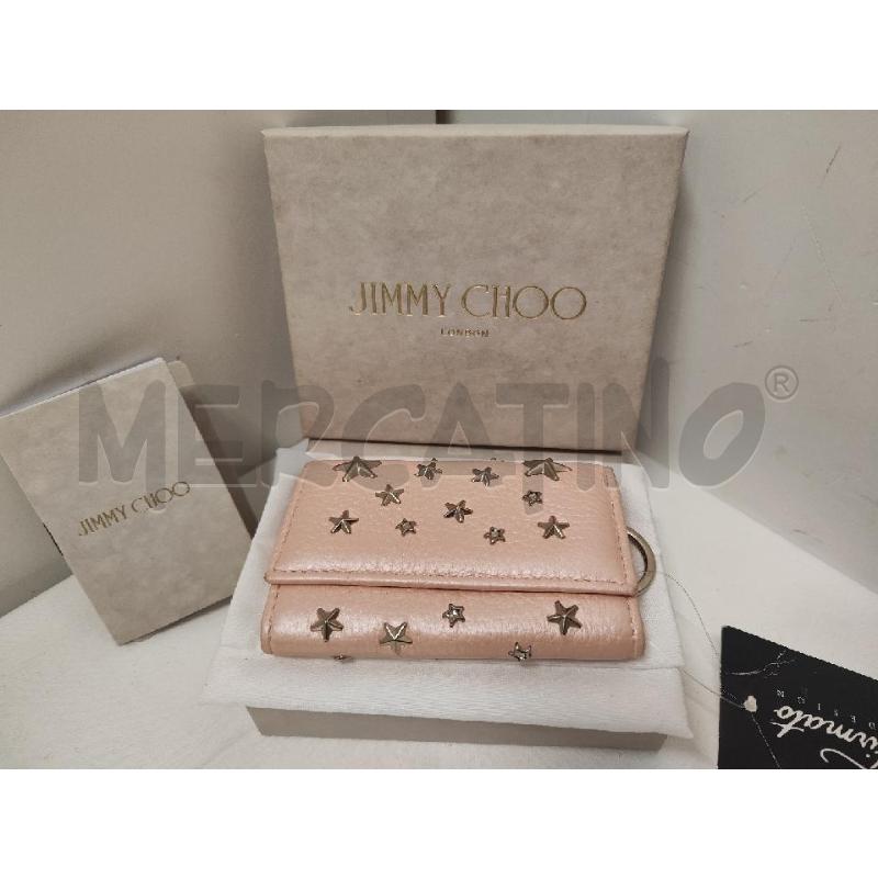 PORTA CHIAVI PELLE JIMMY CHOO PELLE ROSA STELLE NUOVO | Mercatino dell'Usato Vinci - fraz. sovigliana 1